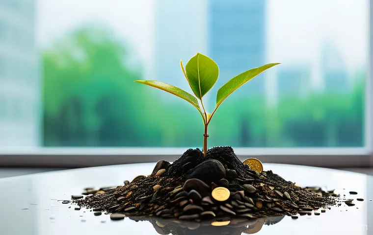 비상 재무계획을 위한 투자 포트폴리오 - **Prompt Title: The Erosion of Stagnant Savings**
    **Image Prompt:** A digital illustration depic...